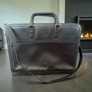 Mark Cross Leather Briefcase Laptop Bag